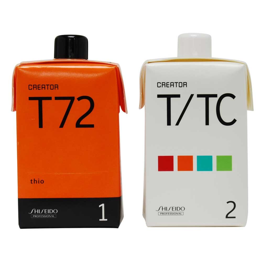 Amazon | 資生堂 クリエイター T72（プロ用パーマ液・1剤、2剤各