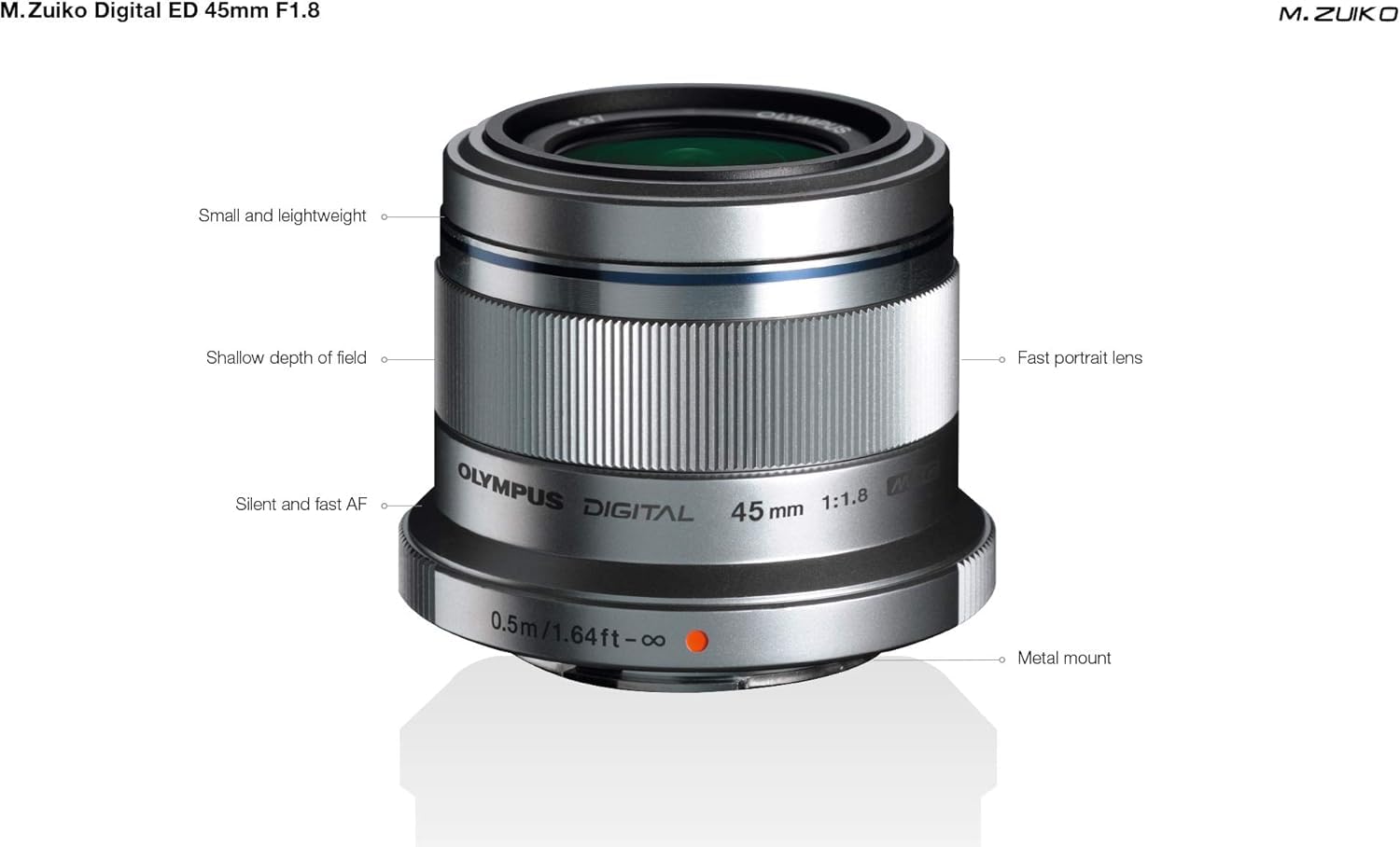Amazon.com : OM SYSTEM Olympus M. Zuiko Digital ED 45mm f1.8