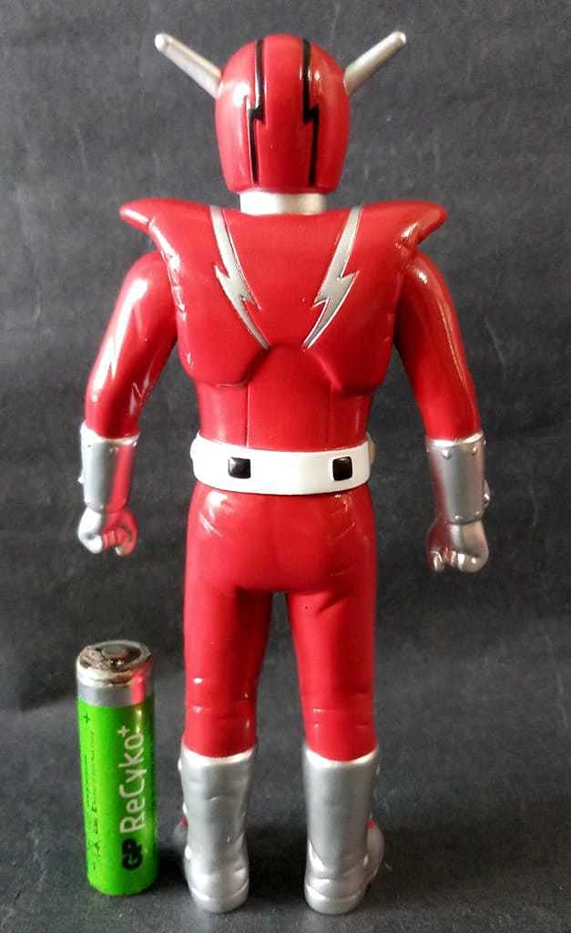 Amazon.co.jp: ヒーロー中国超人 インフラマン 15cm ソフビ 赤色 香港