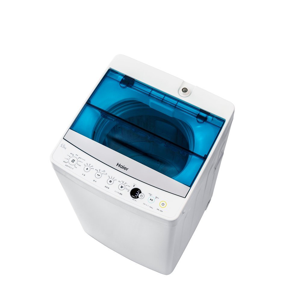 Amazon.co.jp: ハイアール 5.5kg 全自動洗濯機 ホワイトHaier JW-C55A