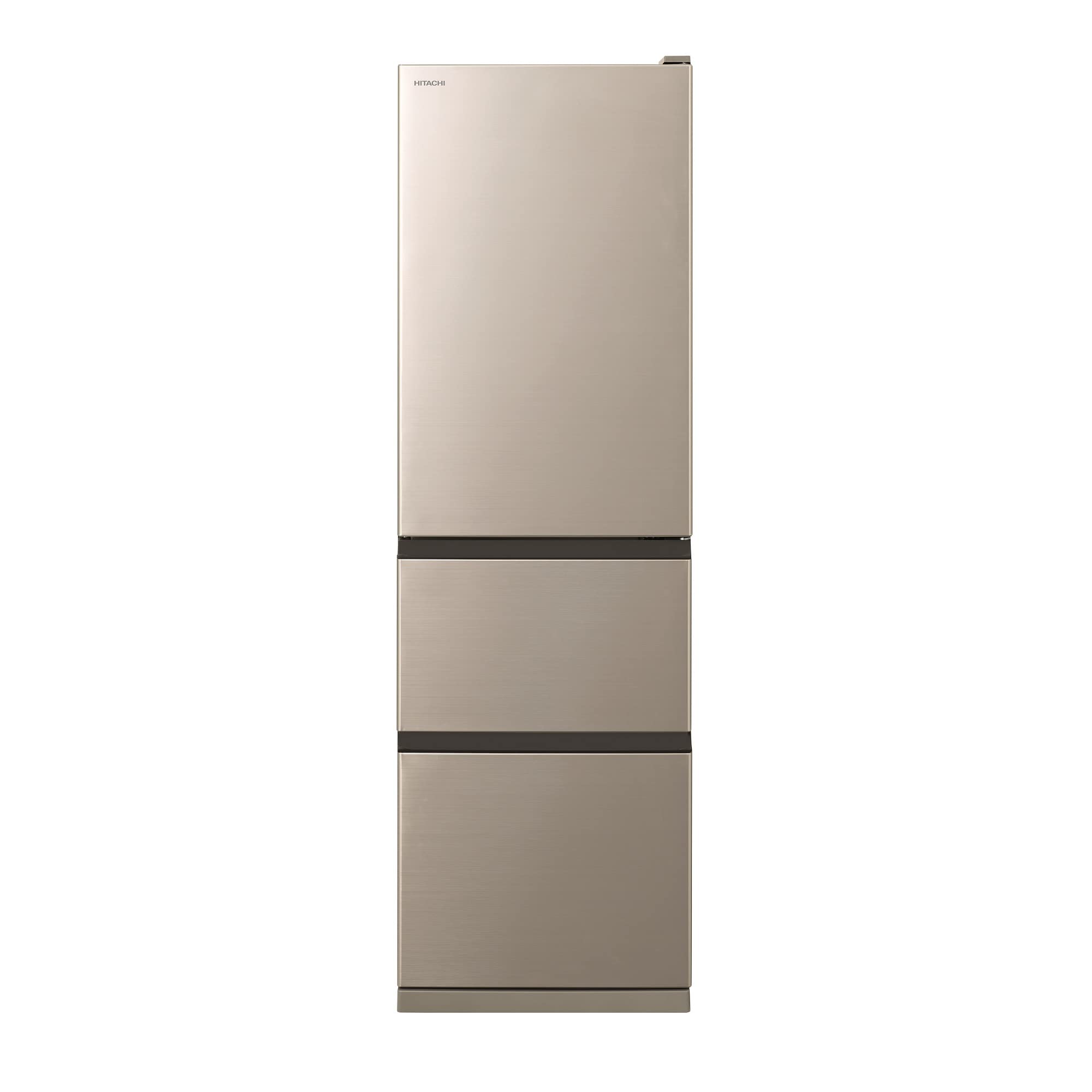 Amazon | 日立 冷蔵庫 幅54cm 315L シャンパン R-V32RV N 3ドア 右開き