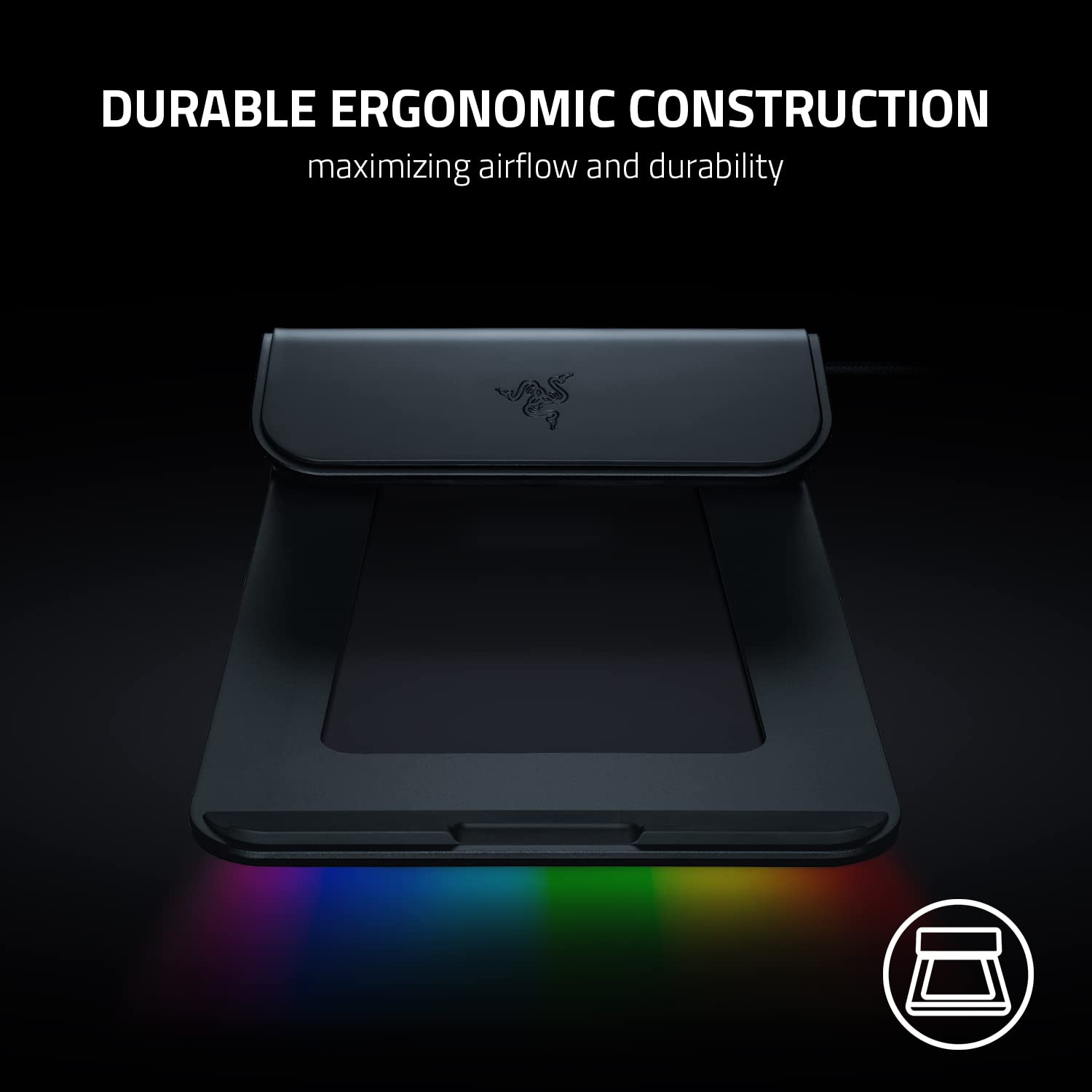 Razer Laptop Stand Chroma V2: Customizable Chroma RGB Lighting