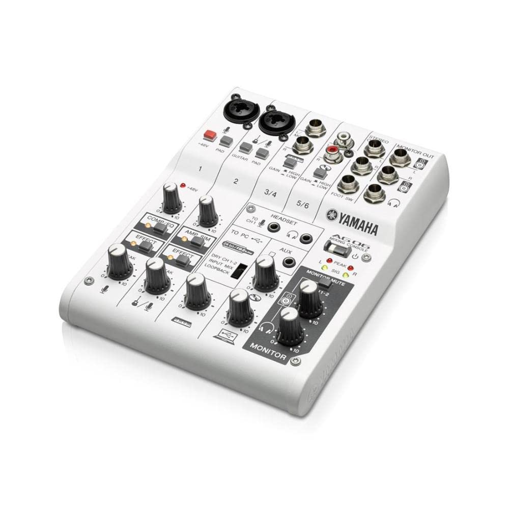 Amazon.co.jp: YAMAHA AG06 ウェブキャスティングミキサー (ヤマハ