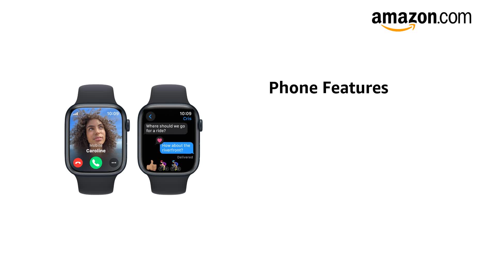 Amazon.com: Apple Watch Series 9 (GPS + Cellular 45mm) Midnight