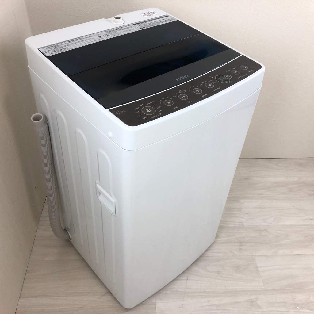 Amazon.co.jp: ハイアール 4.5kg 全自動洗濯機 ブラックHaier JW-C45A