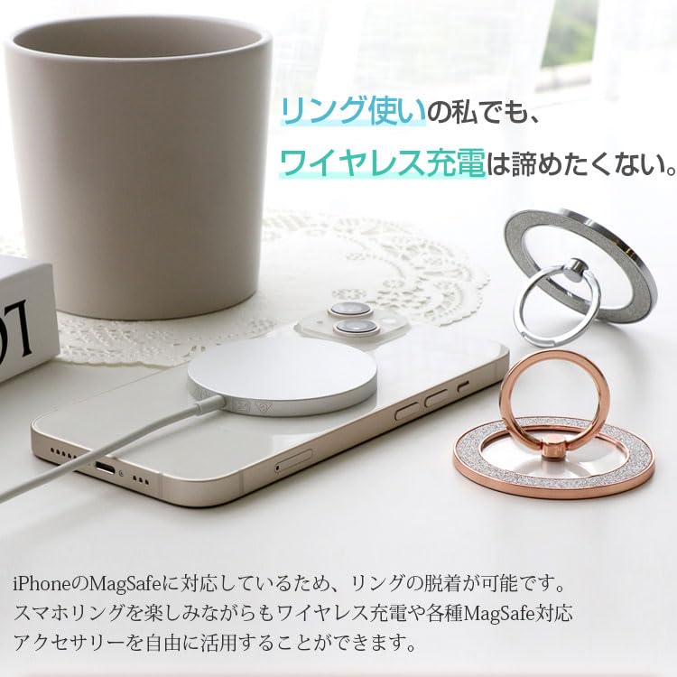 Amazon | ZENIX DESIGN TECH スマホリング 薄型 スタンド マグネット