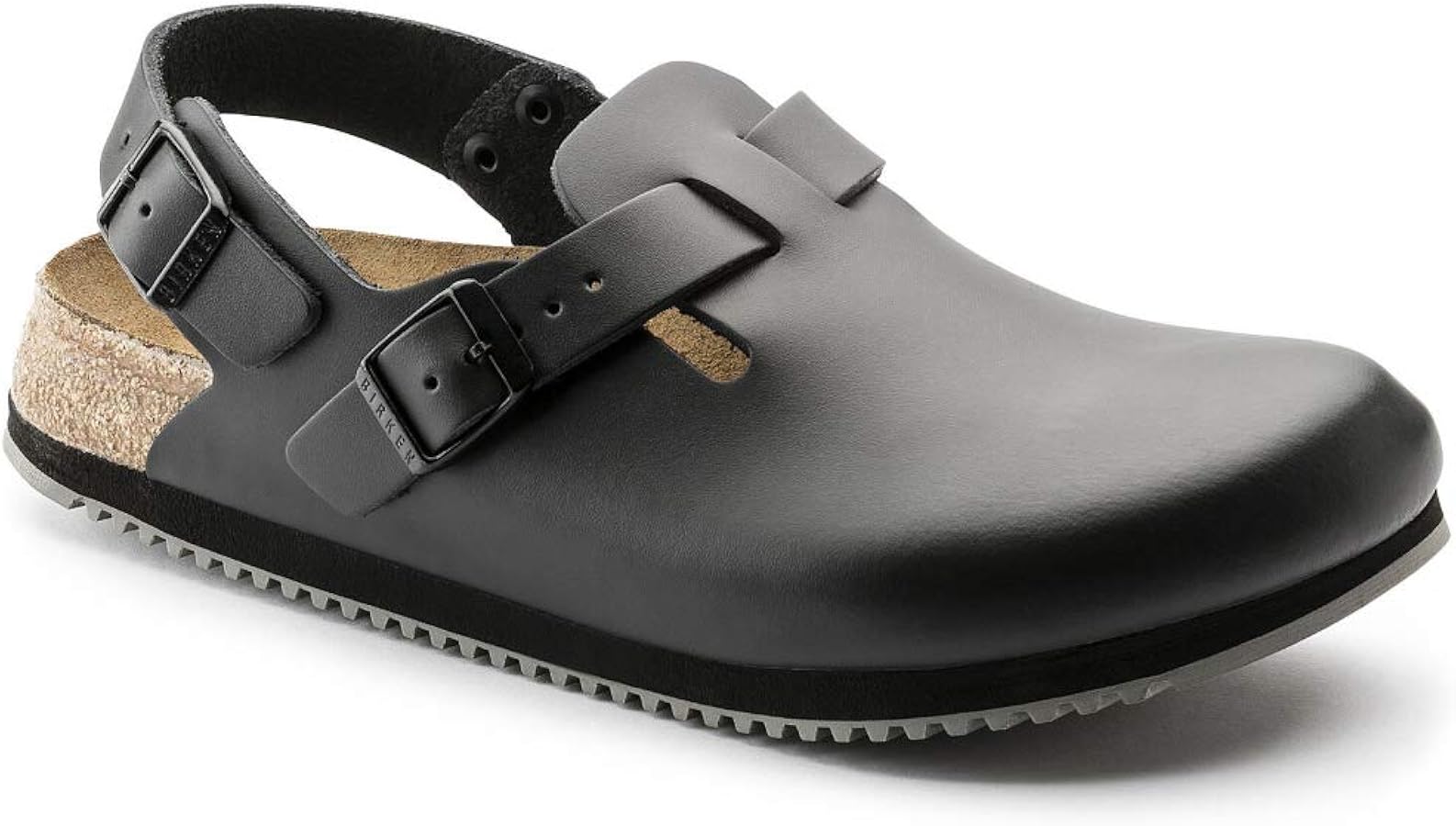 Amazon | Birkenstock Tokyo/Clogs Leather - スーパーソール ブラック
