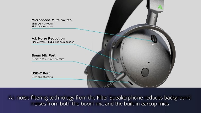 Audeze Maxwell Wireless Gaming Headset for Xbox, PS, Mac, & PC