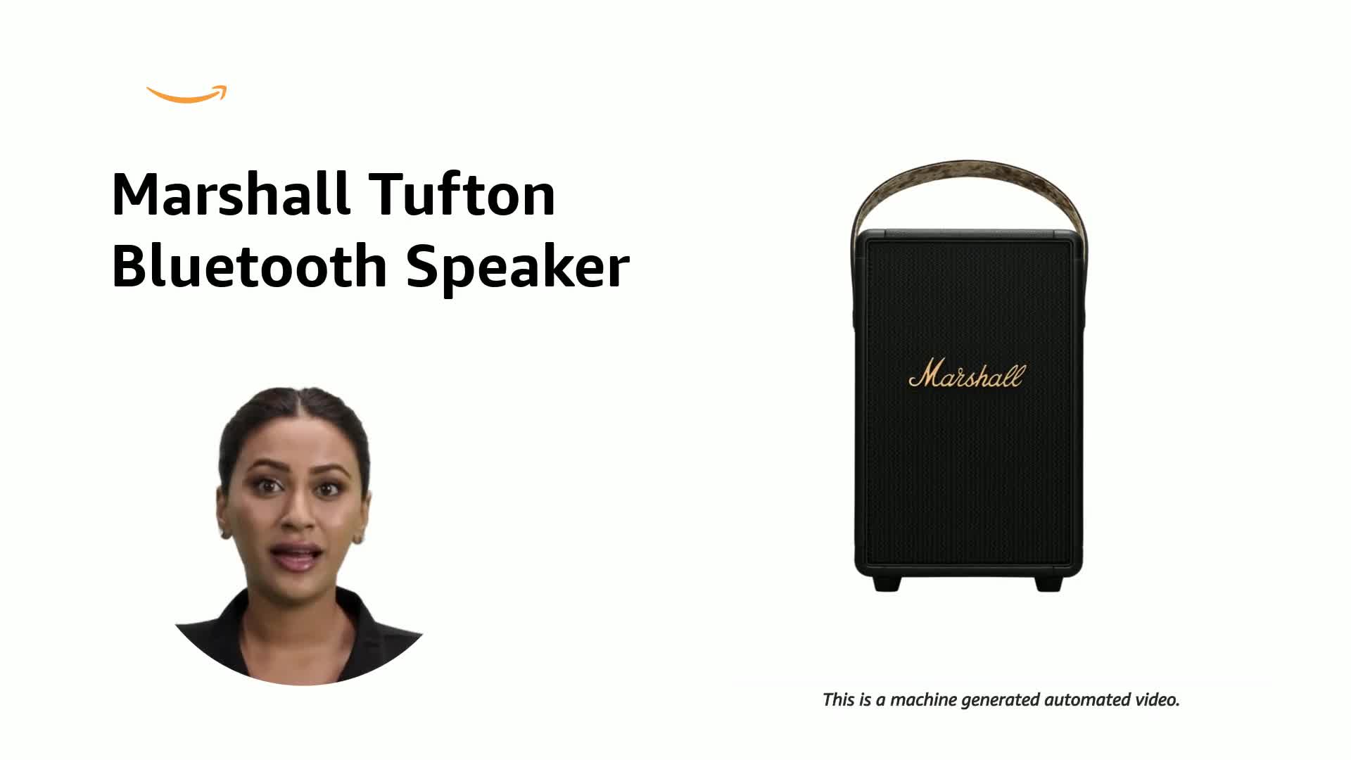 Marshall Tufton Bluetooth Speaker, Black & Brass : Amazon.in
