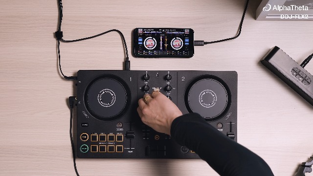 Pioneer DJ AlphaTheta DDJ-FLX2 Compact 2-Channel DJ Controller