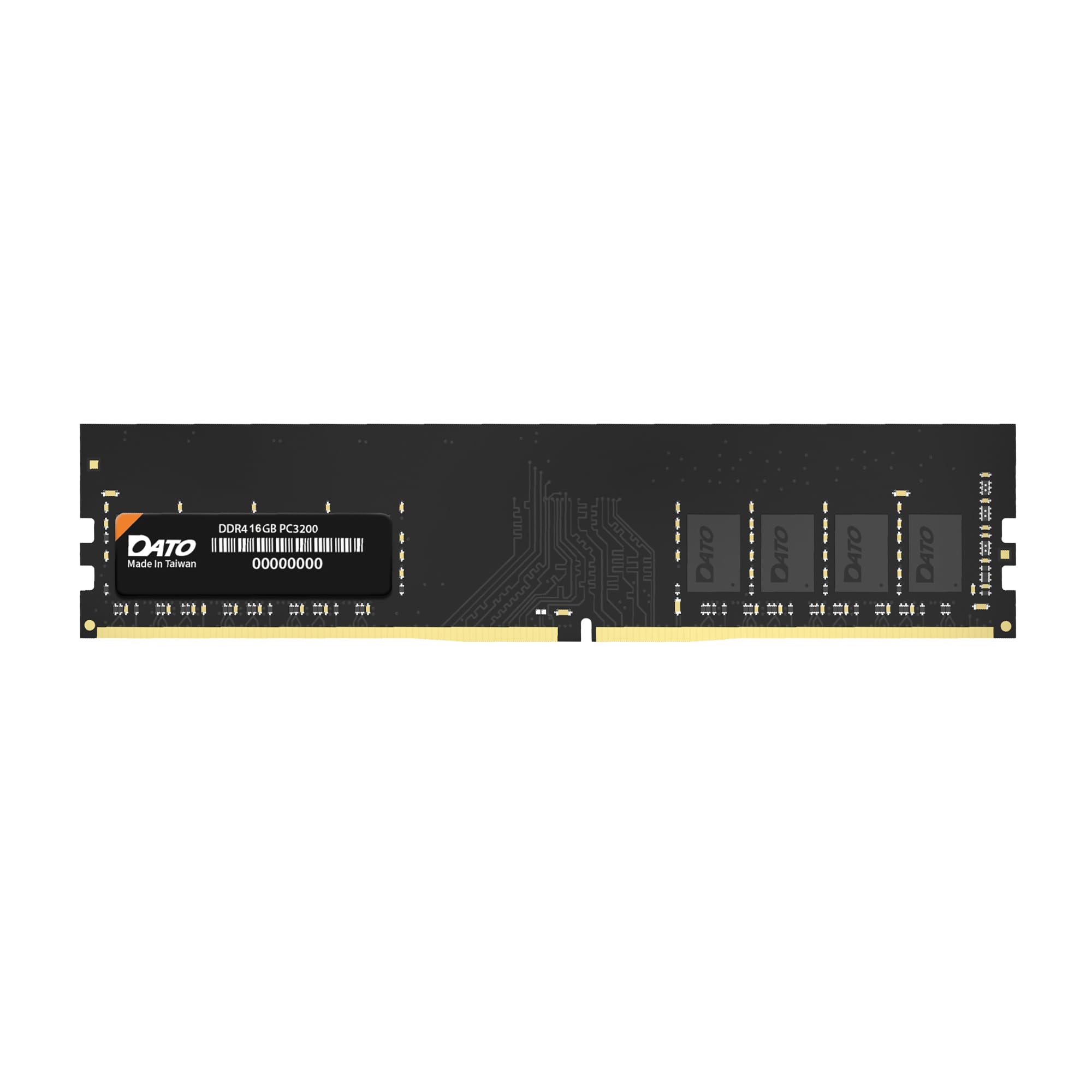 DATO DDR4 RAM 16GB 3200MHz, PC4-25600 CL22 1.2V 288-Pin Non-ECC