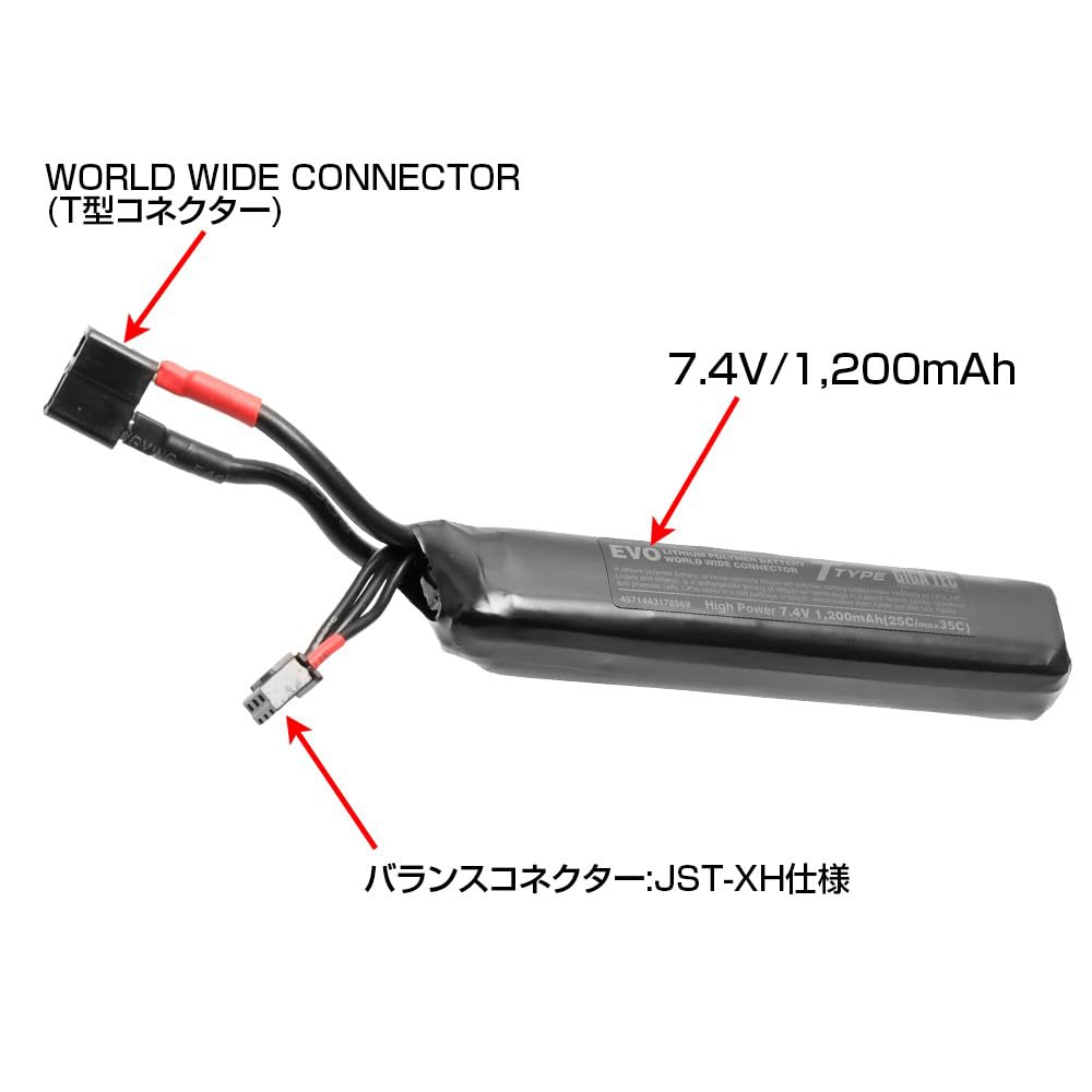 Amazon | ライラクス(LayLax) GIGA TEC EVO LiPo バッテリー 7.4V