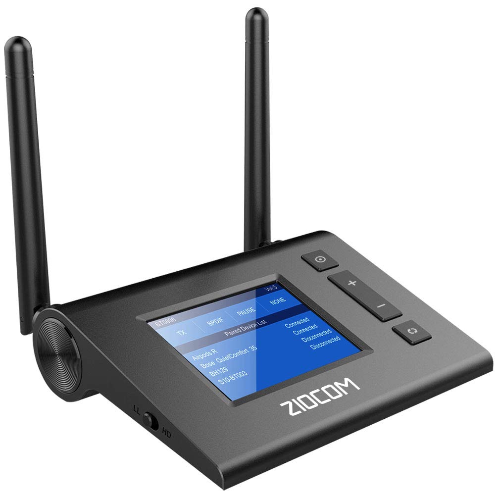 Amazon.co.jp: ZIOCOM Bluetooth トランスミッター レシーバー Aptx HD