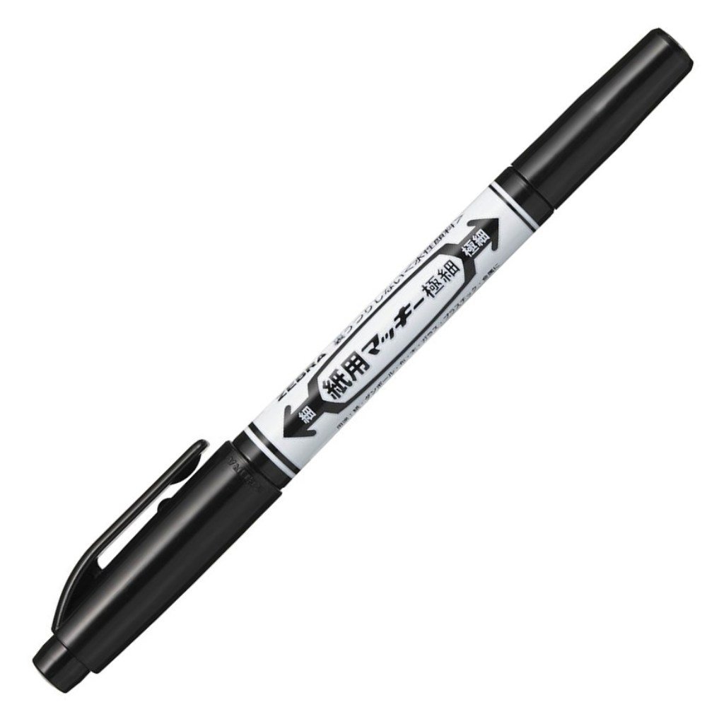 Amazon.co.jp: ゼブラ 水性ペン 紙用マッキー 極細 黒 10本 B-WYTS5-BK