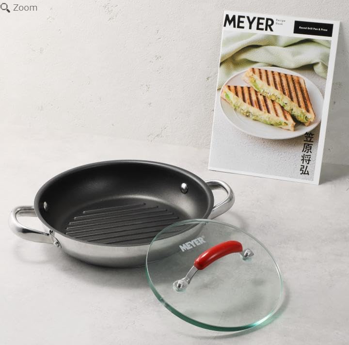 Amazon | マイヤー(Meyer) プレス＆グリルパン 24cm | ノー
