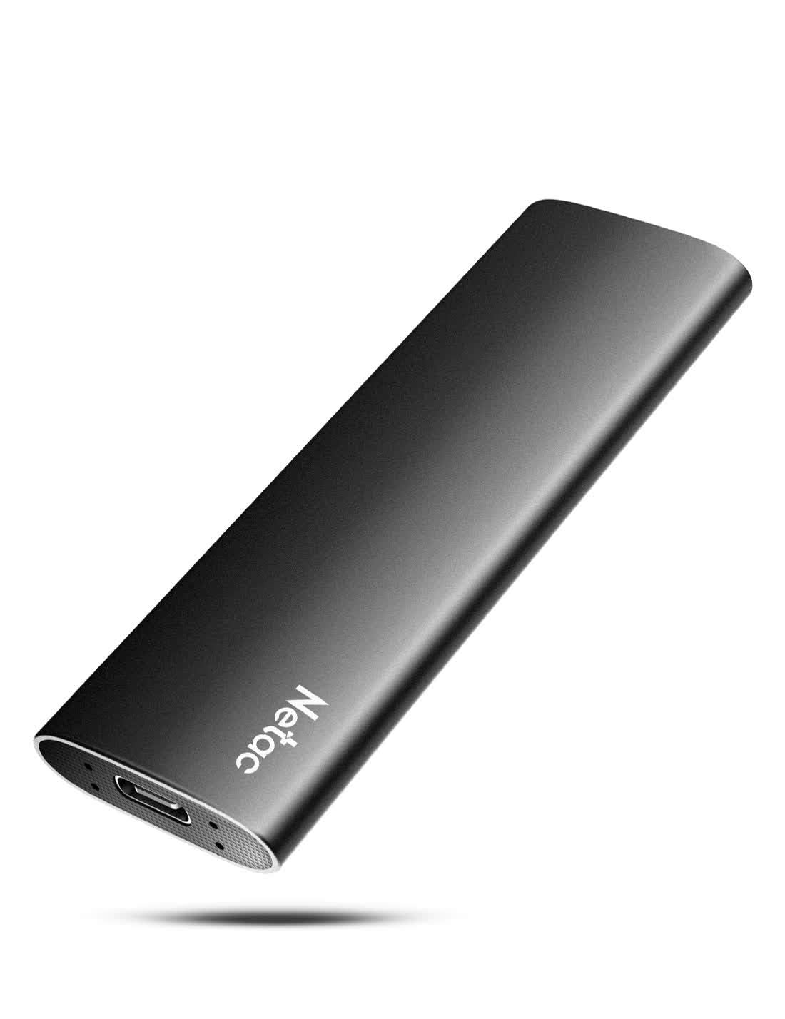 Amazon | Netac SSD 外付け 1TB USB3.2 Gen2 Type-C 最大550MB/s