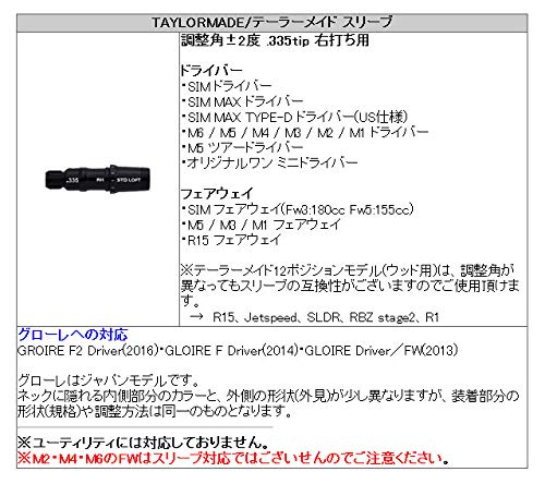 Amazon | 【テーラーメイド SIM/M/R15 スリーブ装着シャフト】UST
