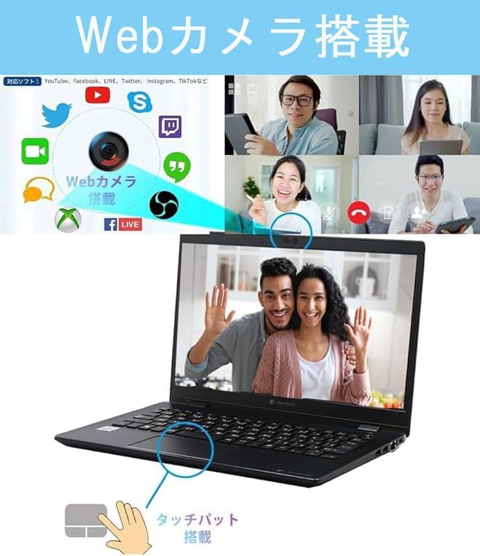 Amazon.co.jp: 【液晶訳あり・格安販売】ノートパソコンdynabook G83