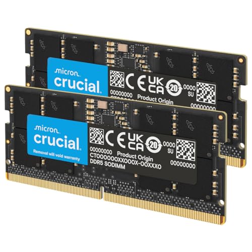 Amazon.co.jp: Crucial ノートPC用増設メモリ 64GB(32GBx2枚) DDR5