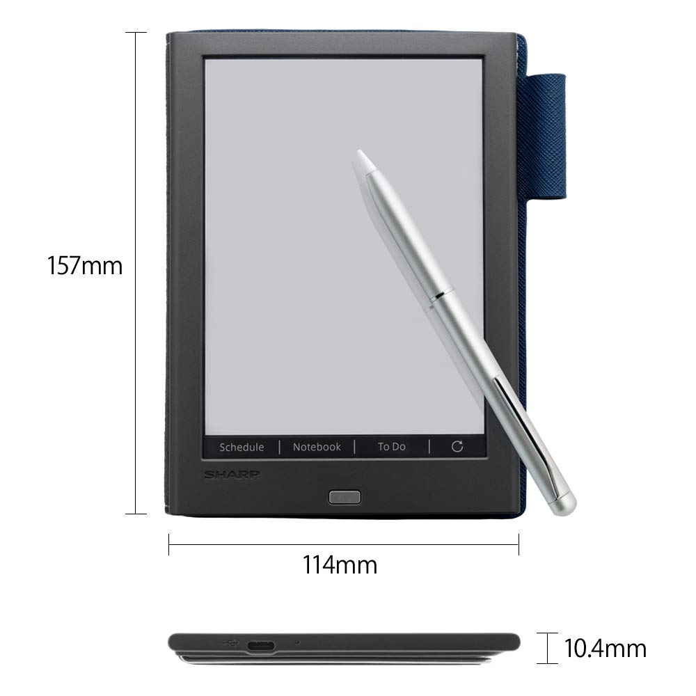 Amazon | シャープ 電子ノート 電子メモ WG-PN1 手帳機能付き Eink