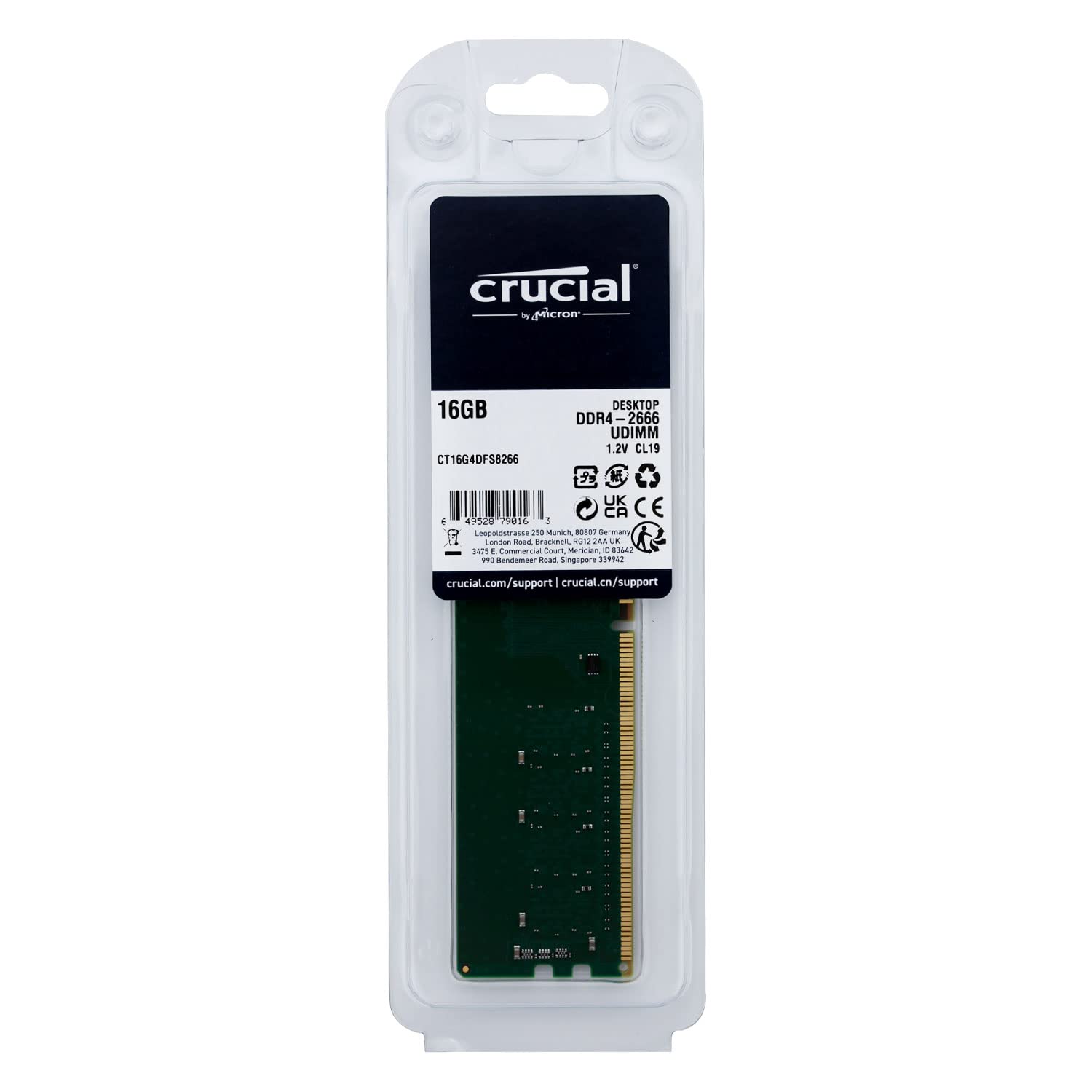 Amazon.co.jp: Crucial デスクトップメモリ PC4-21300(DDR4-2666) 32GB