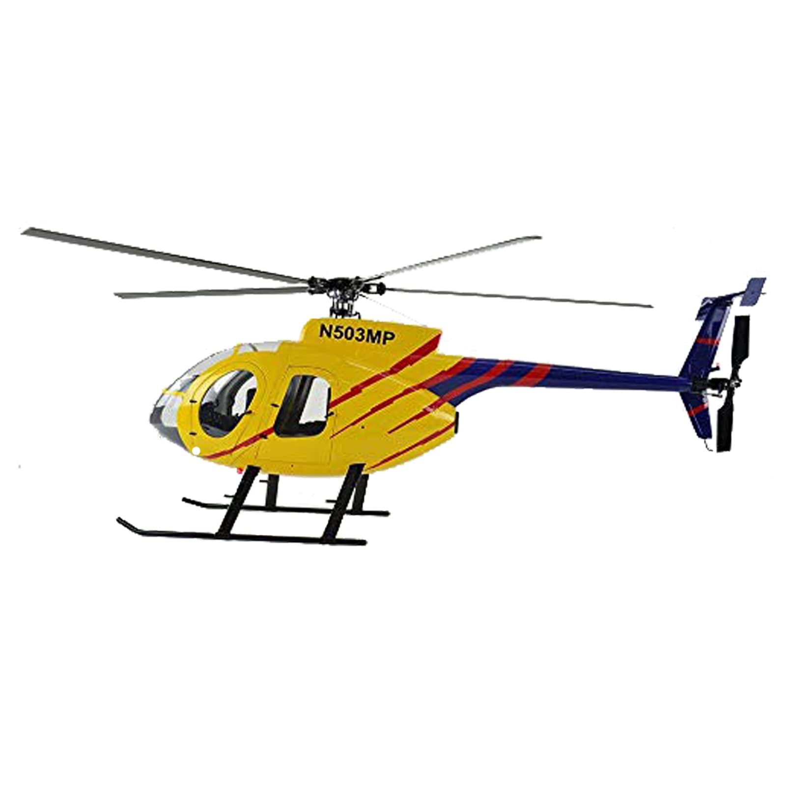 Amazon | RCヘリコプター用の塗装済み胴体 MD500D 450サイズ