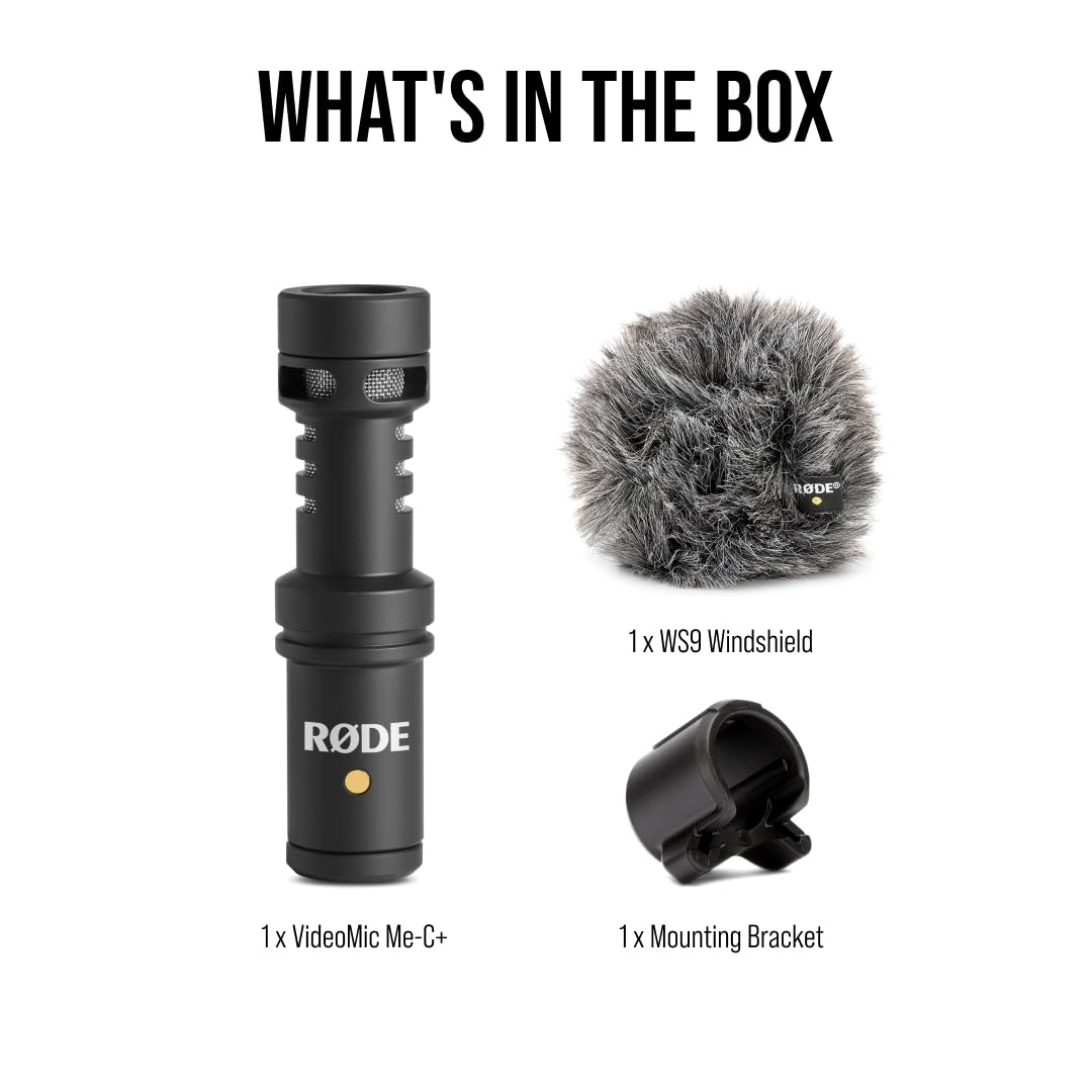 RØDE VideoMic Me-C+ Directional Microphone for USB-C Mobile