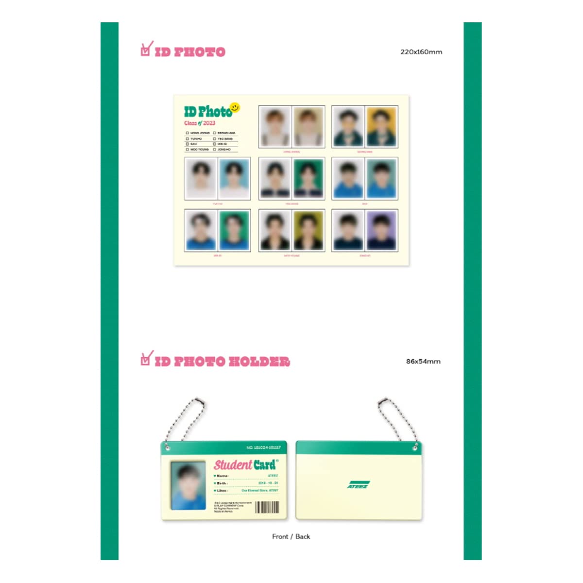 Amazon.co.jp: ATEEZ 2023 Season's Greetings Multi-Color Display