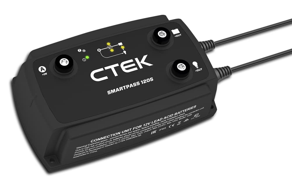 Amazon | CTEK SMARTPASS120S | カーバッテリー充電器 | 車＆バイク