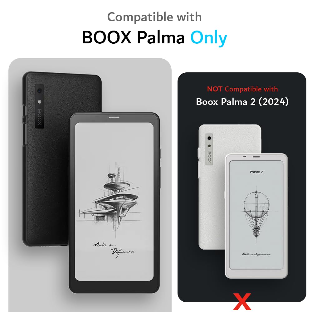 Amazon.com: TUDIA SKN Clear Designed for Onyx Boox Palma Case 6.13