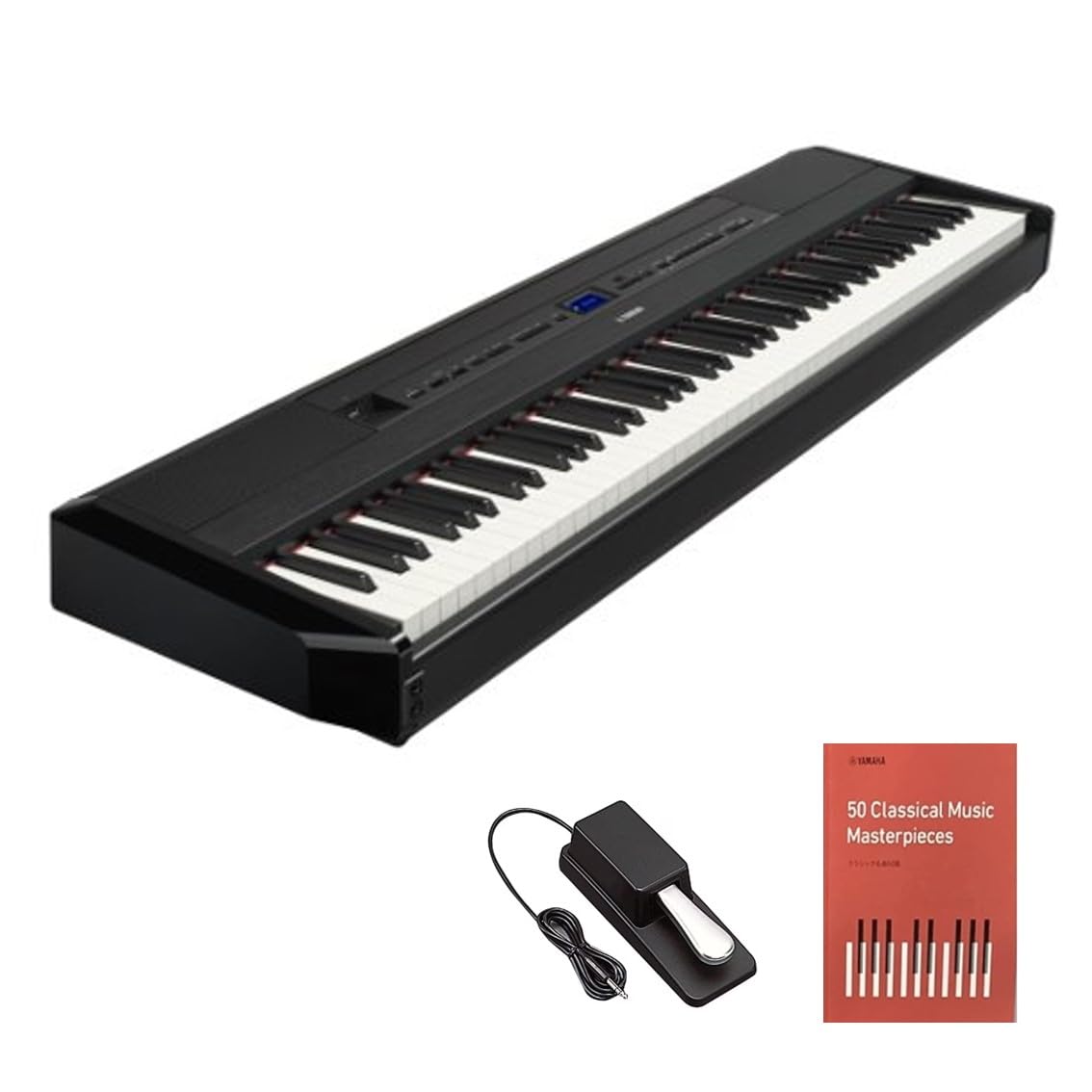 Amazon | ヤマハ 電子ピアノ P-525B Pシリーズ 88鍵盤 木製鍵盤 本格的