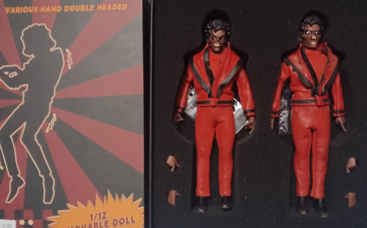 Amazon.co.jp: 1/12 マイケル・ジャクソン アクションフィギュア 2体