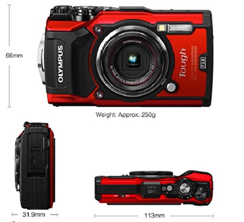 Amazon | OLYMPUS デジタルカメラ Tough TG-5 レッド 1200万画素CMOS