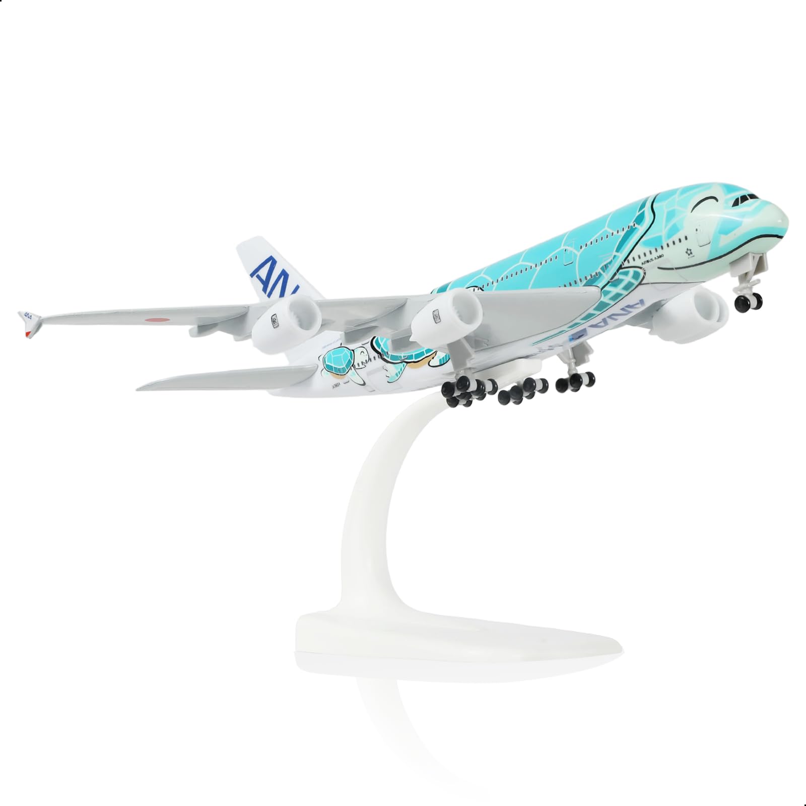 ④1/8着New エアバス A380 ディスプレイ模型完成品 Amazon | 1/500
