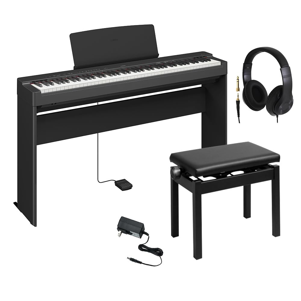 Amazon | ヤマハ P-225B 電子ピアノ 専用スタンド・高低自在椅子