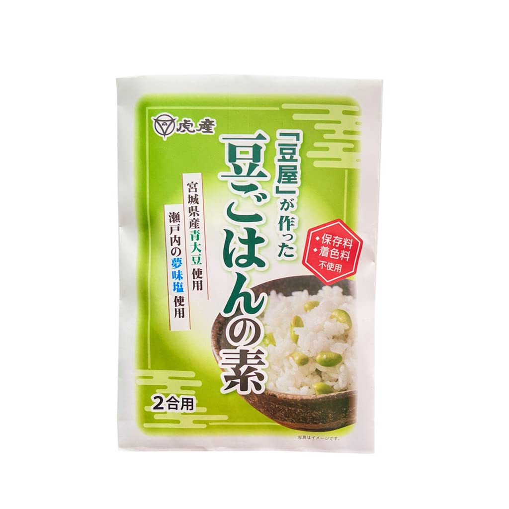 Amazon | 豆屋が作った豆ご飯の素 85g×4個 | 虎屋産業 | ごはん・料理