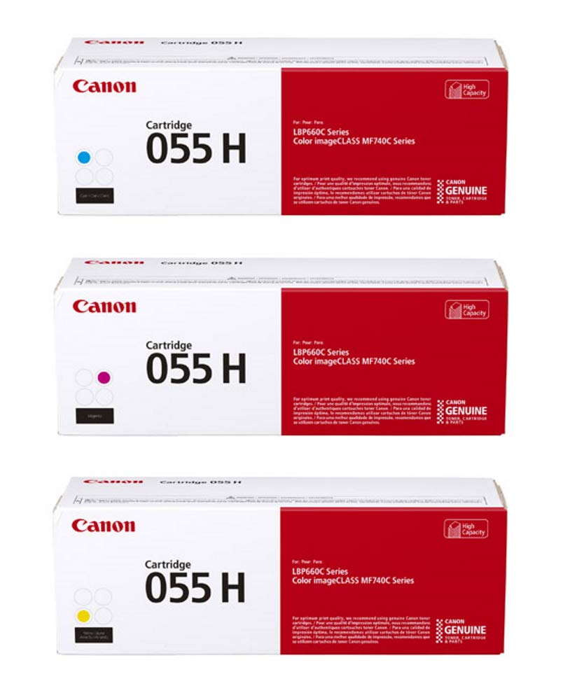 Amazon.co.jp: 【純正品】CANON トナーカートリッジ055H 4色5本セット
