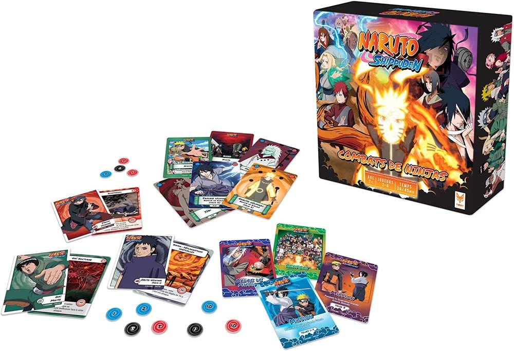 TOPI GAMES - Naruto Shippuden - Ninja Fights -Board Games - Board