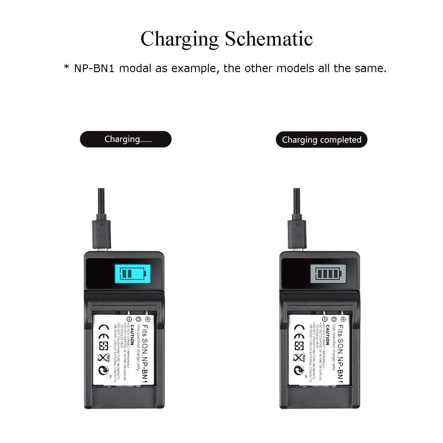 Amazon.com : LCD Micro USB Battery Charger for Panasonic Lumix DMC