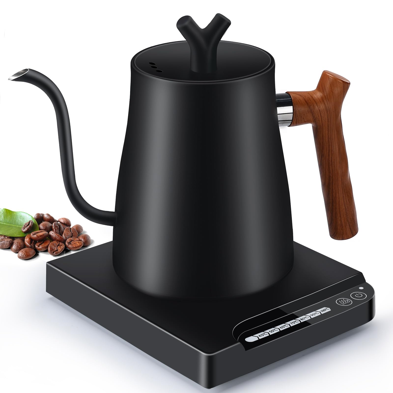 Amazon | AZMKOO 電気ケトル コーヒー ドリップケトル 1.0L 1200W