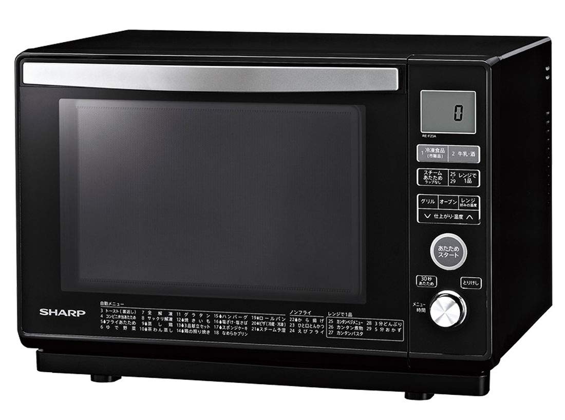 Amazon | シャープ 簡易スチームオーブンレンジ 23L ブラック系SHARP