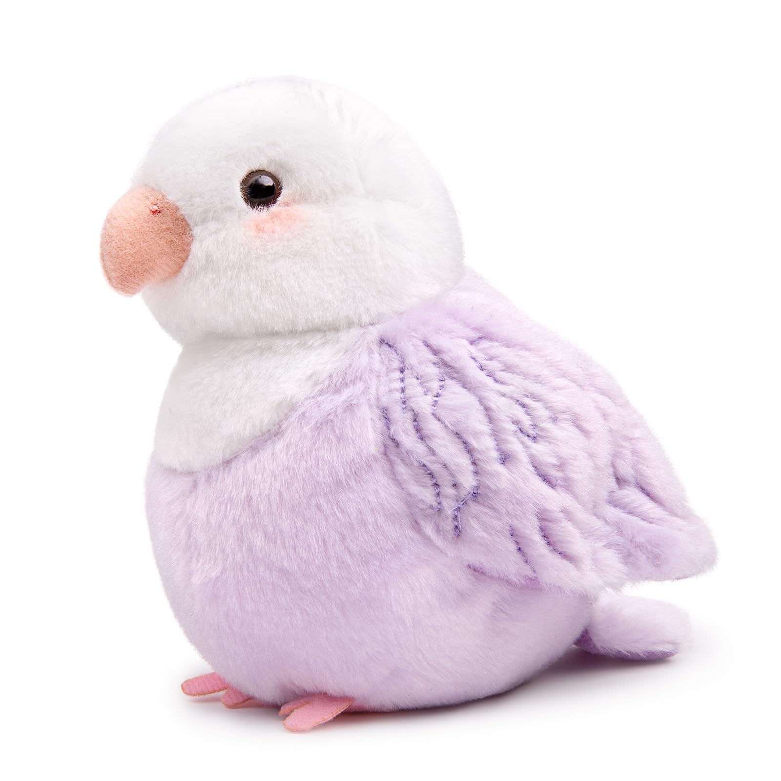 Amazon.co.jp: lilizzhoumax リアルな紫の牡丹オウム ぬいぐるみ 動物