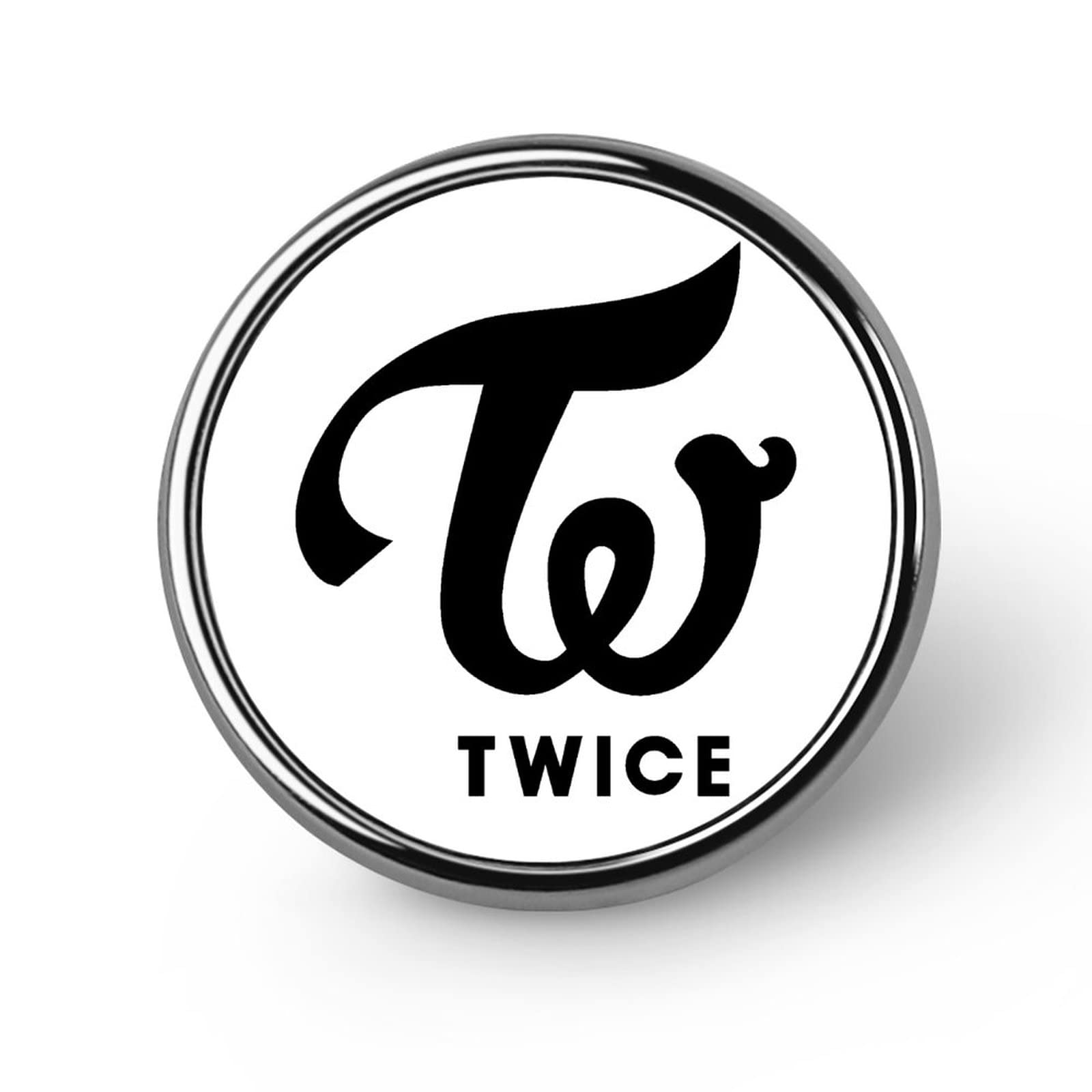 Amazon.co.jp: TWICE-Logo バッジ ブローチピン ピンバッジ 服