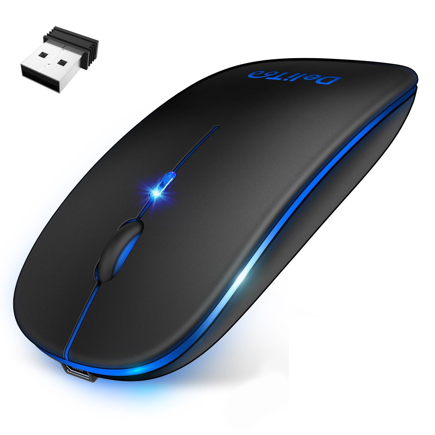 Amazon.co.jp: 【7色ライト付き】 ワイヤレスマウス 無線マウス