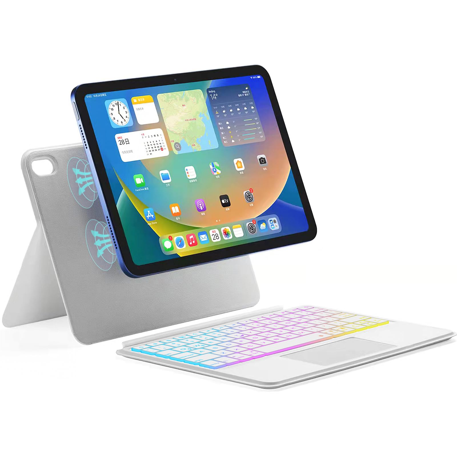 Amazon | EAMPANG 日本語マジックキーボードFolio for iPad 第10世代