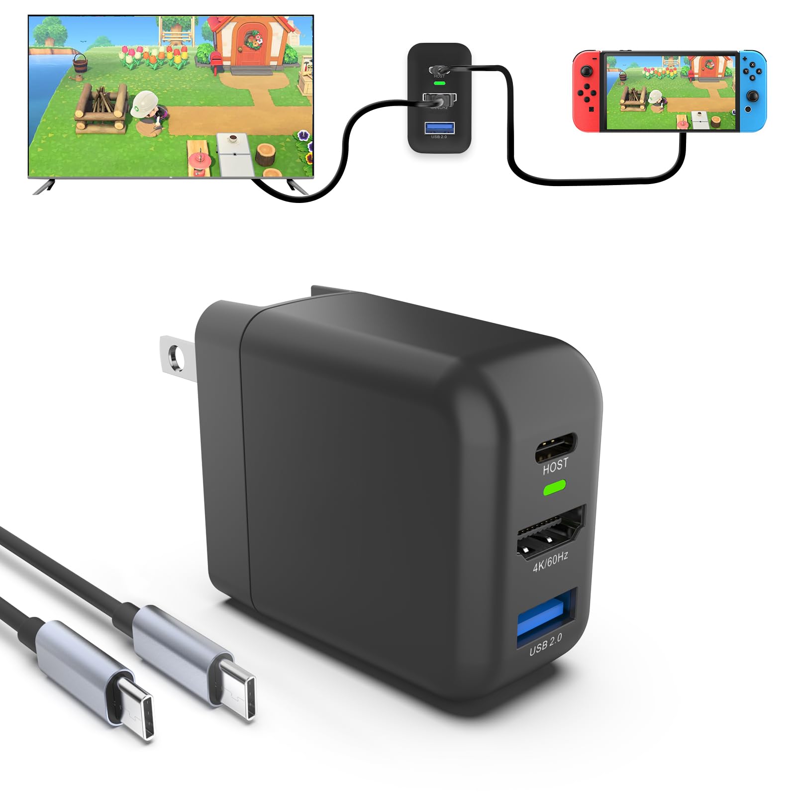 Amazon.co.jp: 【日本正規品】Basicolor Switch ドック充電器 ゲーム