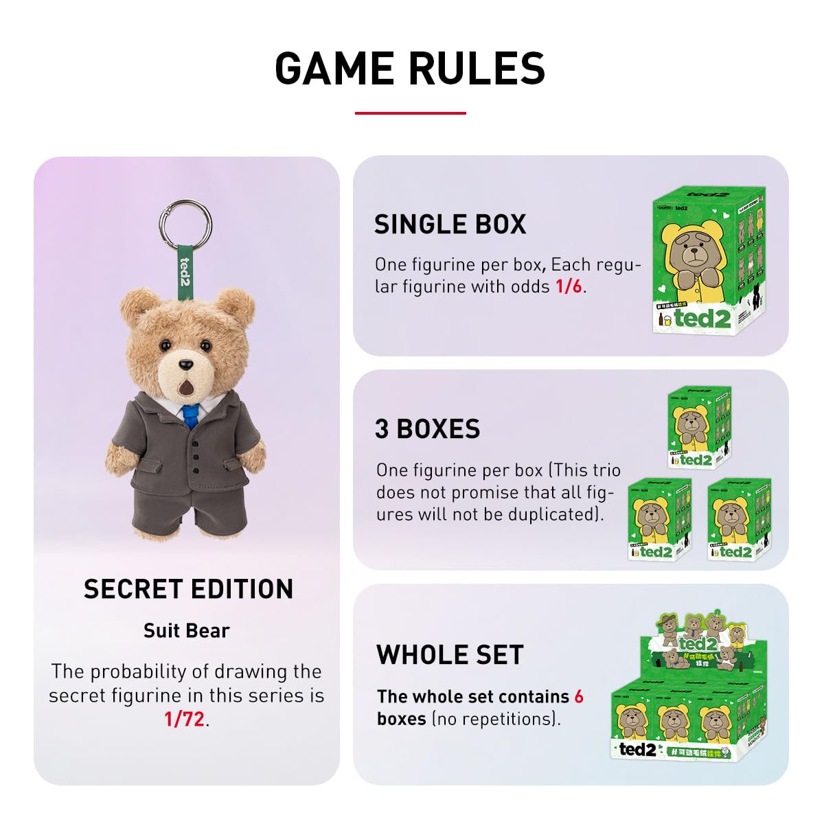 Amazon.co.jp: POP MART Ted2 Teddy Bear アクションぬいぐるみ