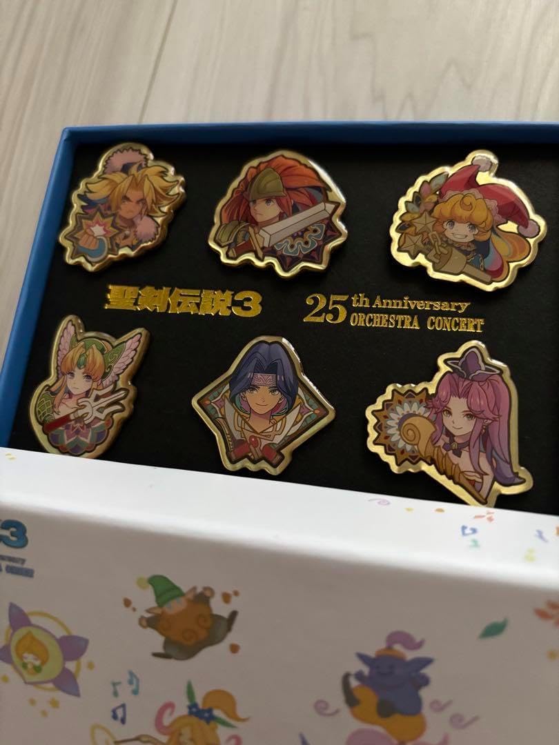 聖剣伝説3 25thアニバーサリー オーケストラ ピンバッジ聖剣伝説3 25th