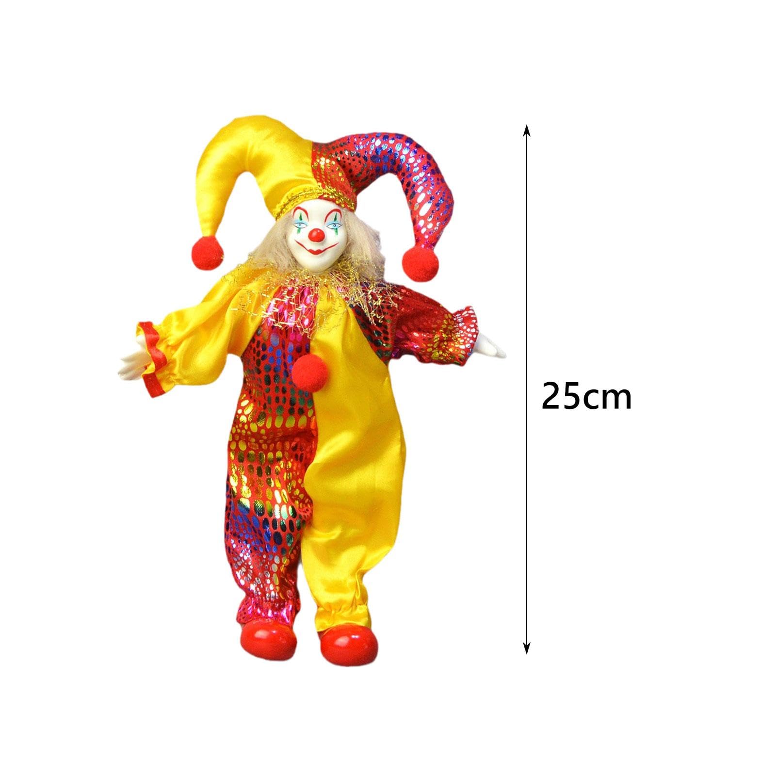 Amazon.co.jp: Luwecf 陶器製ピエロ人形 ハロウィン飾り パーティー用