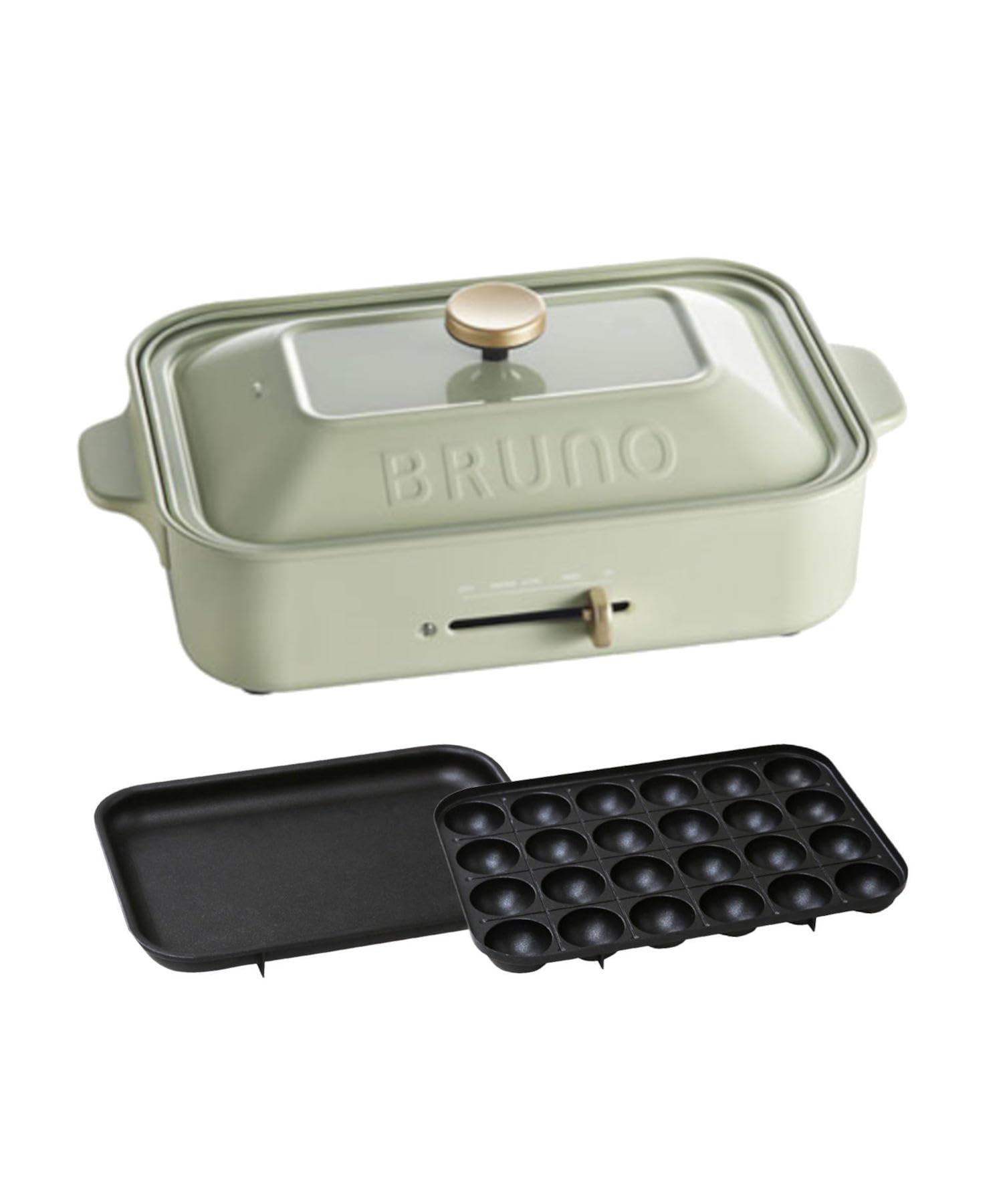 Amazon | BRUNO ブルーノ コンパクトホットプレート 本体 プレート2種